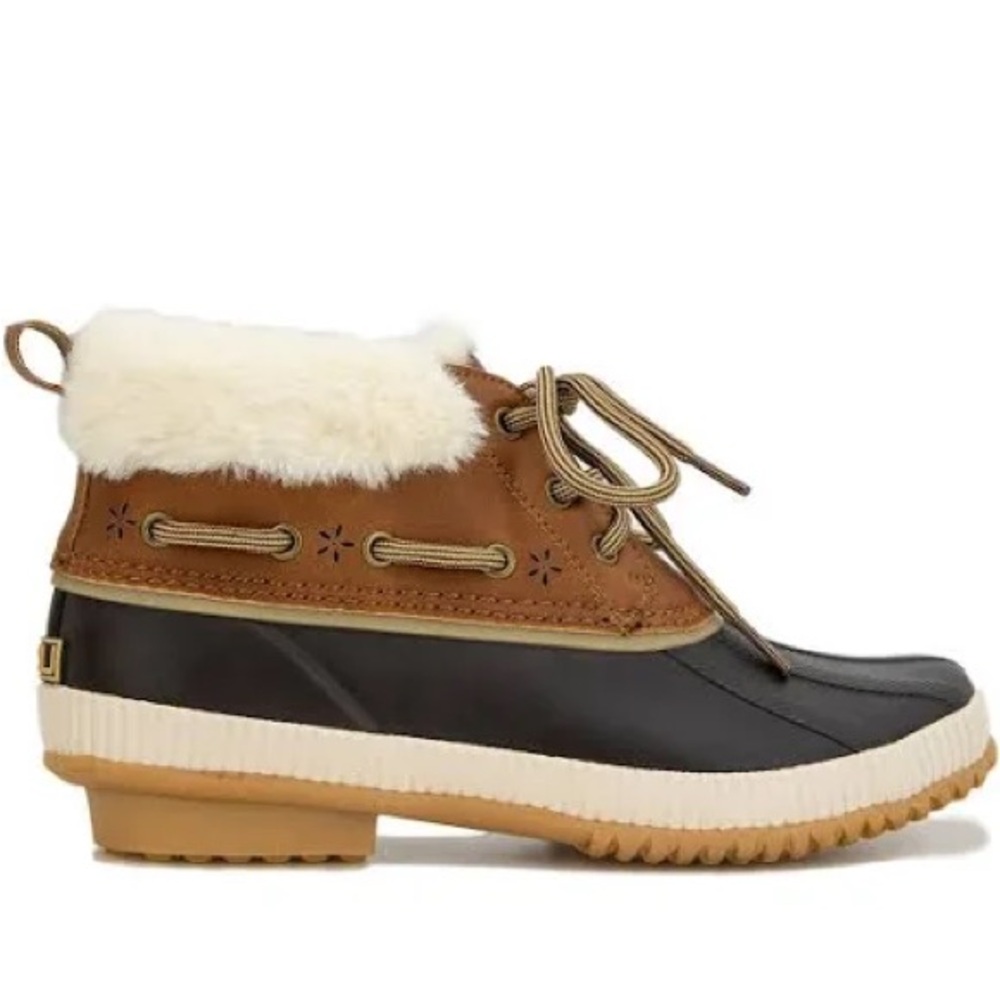 JSport  Women's Mary Duck Boot (7, Brown)